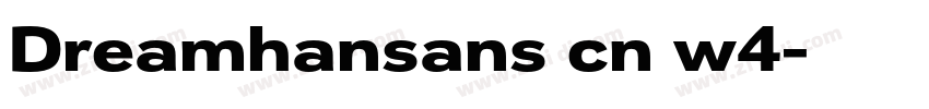 Dreamhansans cn w4字体转换